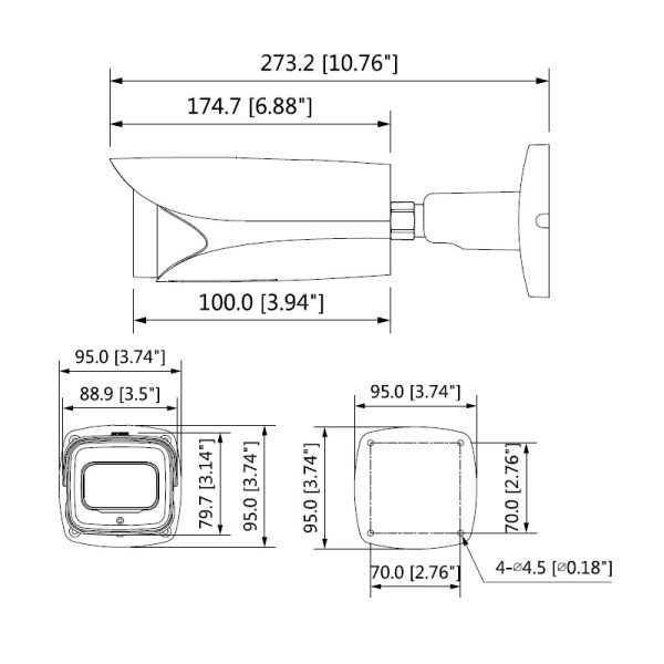 2 Mpx kompaktná IP kamera Dahua IPC-HFW5241E-Z12E-5364 - Image 2